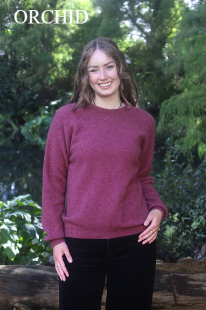 Lothlorian Merino Possum Spry Textured Jumper image 4